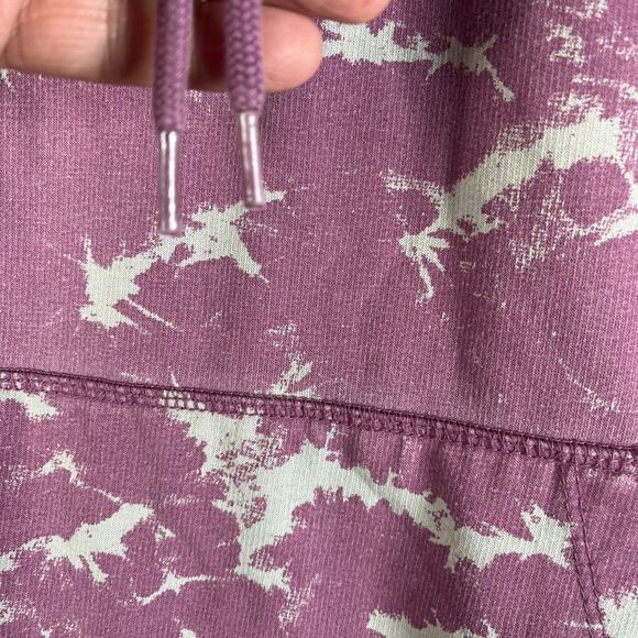 Volcom Sweatshirt Mens Large Hoodie Lavender Fleece Sweater Surf Skate Pullover - Picture 8 of 11